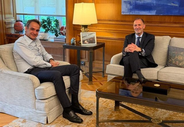 Συνάντηση Μητσοτάκη με τον CEO της Euroleague ενόψει Final 4: Ανυπομονούμε να αναδείξουμε τη φιλοξενία και την ενέργεια της Αθήνας