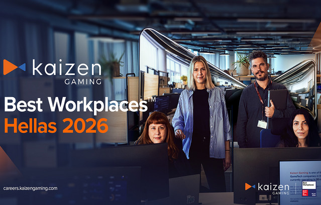 Για μία ακόμη χρονιά, η Kaizen Gaming ξεχωρίζει ως Best Workplaces™ Hellas | Οικονομία στο PlusTV.gr
