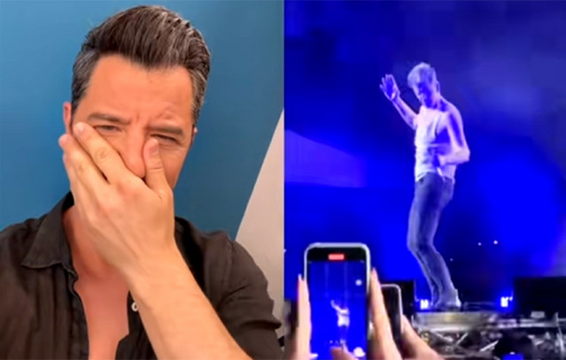 Σάκης Ρουβάς ξεσπά σε γέλια παρακολουθώντας τις σκηνικές του κινήσεις