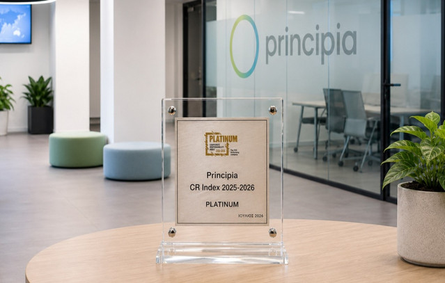 Κορυφαία εθνική διάκριση για την Principia σε θέματα Βιωσιμότητας | Οικονομία στο PlusTV.gr