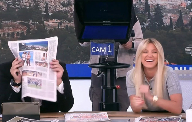Το λάθος της Αλεξάνδρας Καϋμένου που προκάλεσε χαμό στον αέρα του Action 24 | Media στο PlusTV.gr