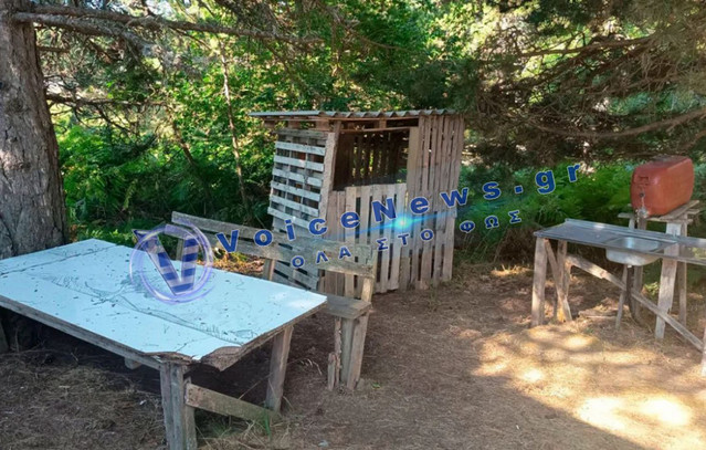 Συναγερμός στο Σέλι Ημαθίας από παράνομο κάμπινγκ που στήθηκε μέσα στο δάσος προκαλώντας ανησυχία για εκδήλωση πυρκαγιάς