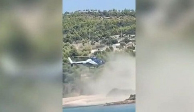 Greek Businessman Arrested After Helicopter Beach Landing