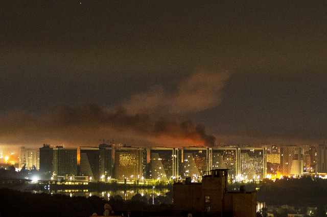 Kyiv Hit by Wave of Explosions in New Russian Attack
