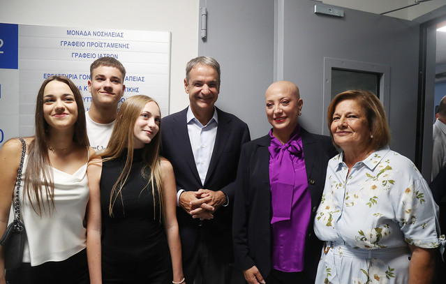 Mitsotakis Opens Top Hematology Center in Thessaloniki
