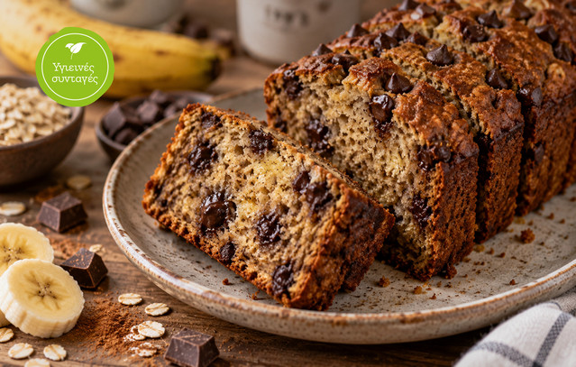 Υγιεινό banana bread με έξτρα πρωτεΐνη | Γεύσεις στο LivePress.gr