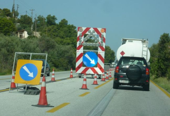 Κυκλοφοριακές ρυθμίσεις από αύριο στην Αθηνών- Κορίνθου