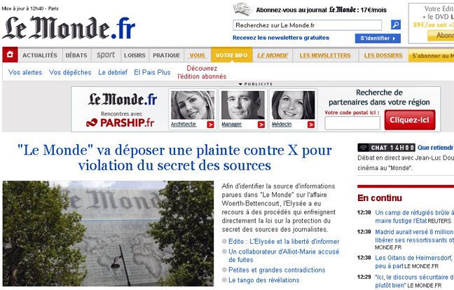 Η Le Monde κατηγορεί τη γαλλική προεδρία
