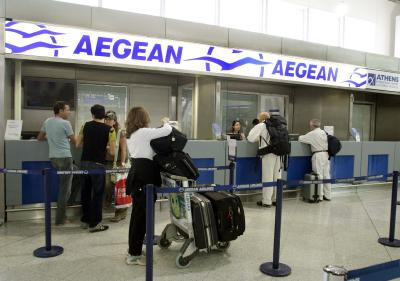 Aegean: Ματαίωση όλων των πτήσεων μεθαύριο