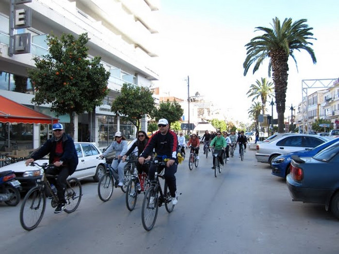 Ποδηλατάδα στους δήμους του Υμηττού
