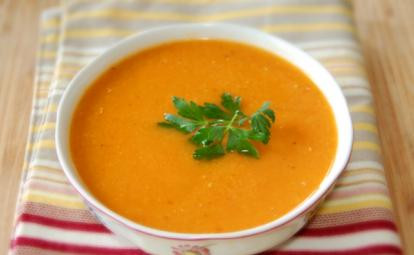 Φακές σούπα με καρότα