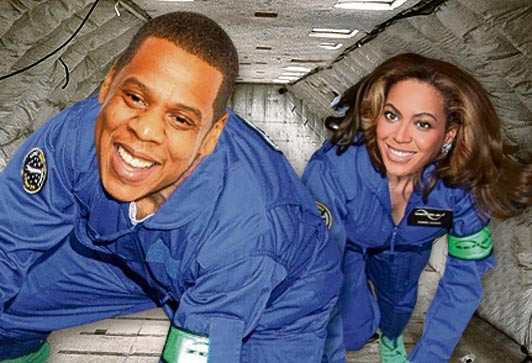 Στο διάστημα θέλουν να γυρίσουν video clip η Beyonce και ο Jay Z