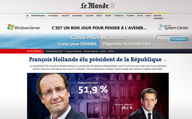 Εκλογή Ολάντ στη Γαλλία δείχνουν τα exit poll