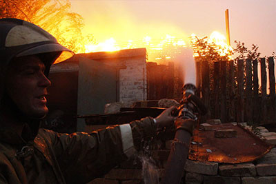 Πυρκαγιά σε αποθήκη πυρομαχικών στη Ρωσία