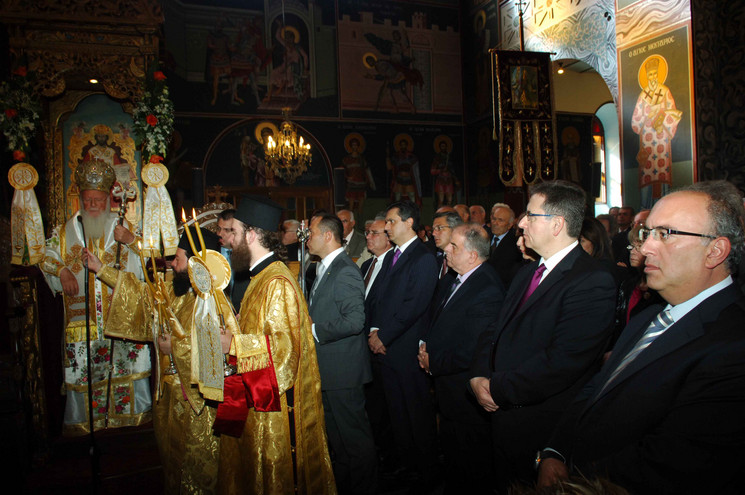Με κατάνυξη ο εορτασμός του πολιούχου Αγίου Δημητρίου στη Σιάτιστα