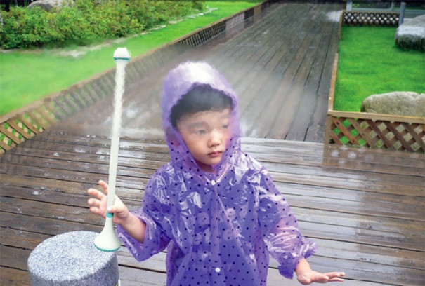 Αόρατη ομπρέλα προστατεύει από τη βροχή