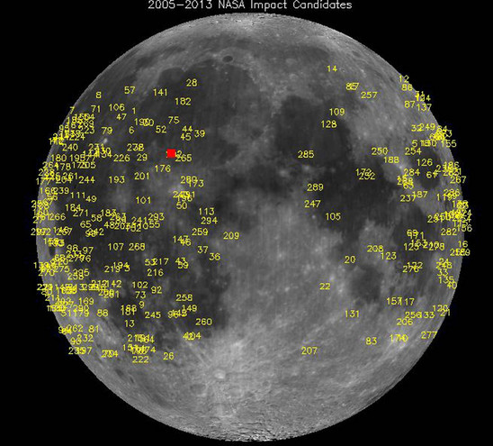 Μετεωρίτης προσέκρουσε στην επιφάνεια της Σελήνης