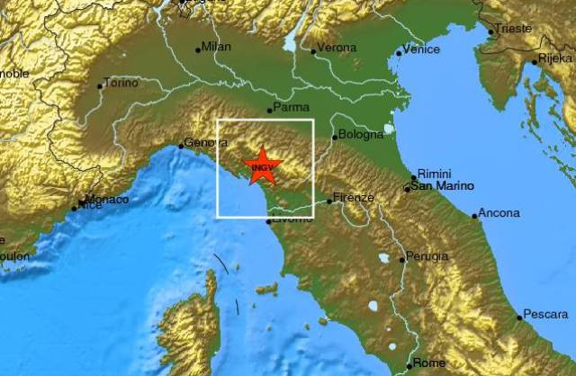 Σεισμός 4,4 Ρίχτερ στη βόρεια Ιταλία