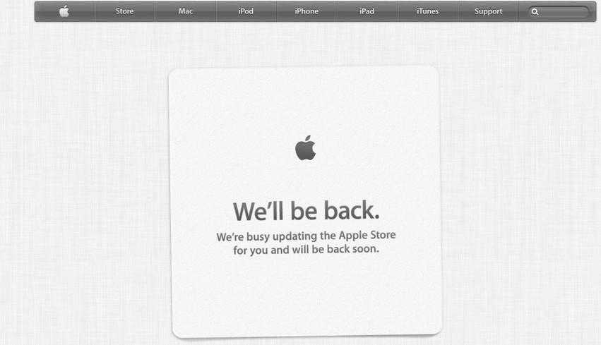 Εκτός λειτουργίας το Apple Store