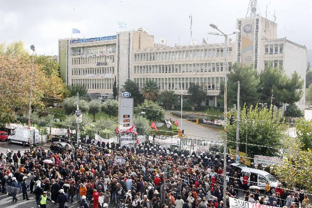 Συλλαλητήριο στο Ραδιομέγαρο ένα χρόνο μετά την εισβολή των ΜΑΤ