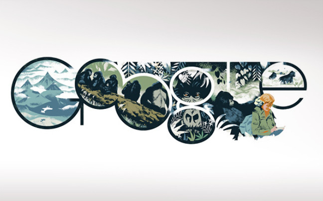 H Google τιμά την Νταϊάν Φόσεϊ