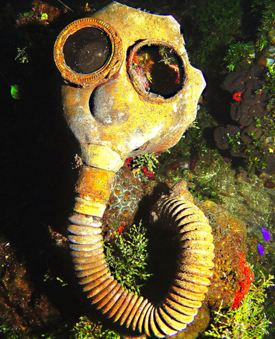 Αντικείμενα από τον Β’ Παγκόσμιο στο Chuuk Lagoon