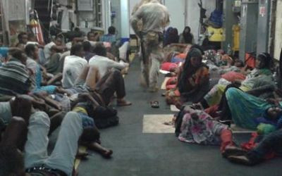 Το ιταλικό Πολεμικό Ναυτικό διέσωσε 596 μετανάστες σε διάστημα 24 ωρών