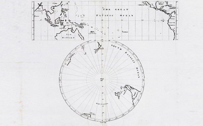 Οι χάρτες του Captain Cook σε δημοπρασία