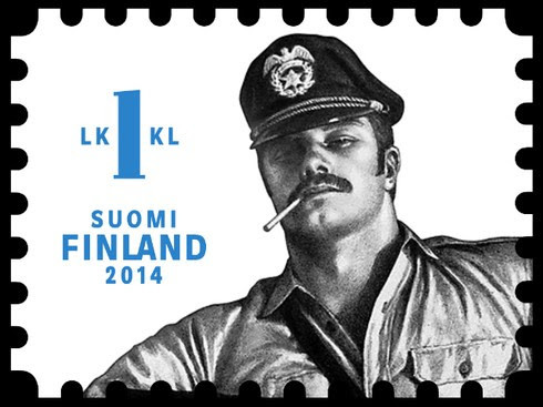 Τα γραμματόσημα με τις φιγούρες του Tom of Finland