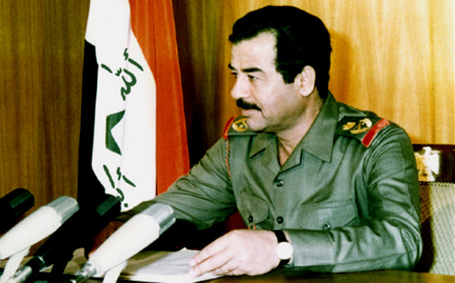Ο παντοδύναμος ιρακινός ηγέτης Σαντάμ Χουσεΐν