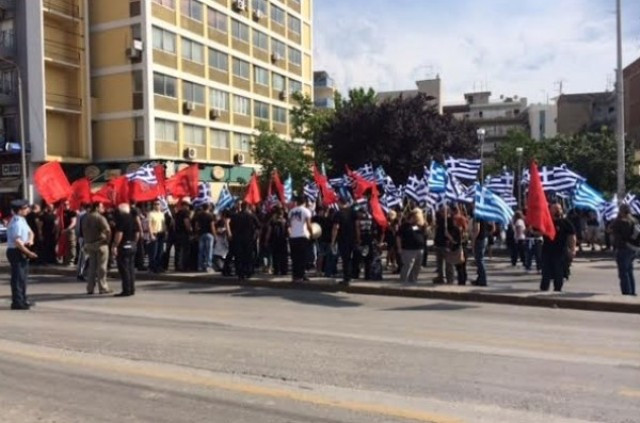 Ολοκληρώθηκαν οι συγκεντρώσεις Χρυσής Αυγής- αντιφασιστών στη Θεσσαλονίκη