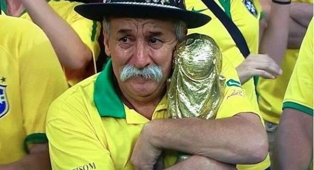 Ο πιο λυπημένος οπαδός της Βραζιλίας!