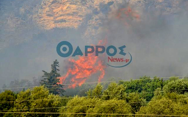 Μεγάλη πυρκαγιά στη Μεσσηνία