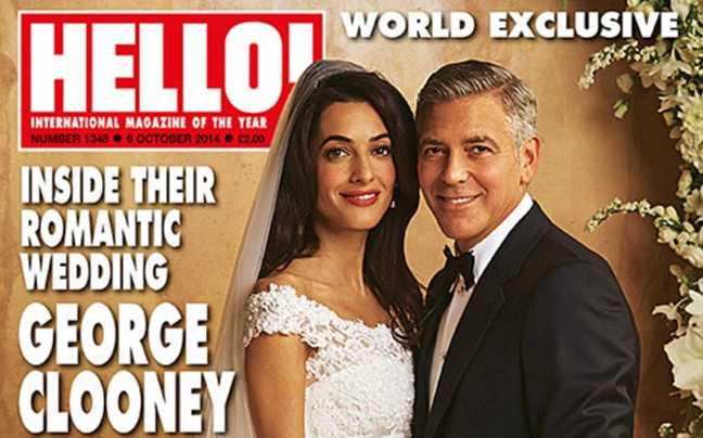 Τα περιοδικά πλήρωσαν τα γαμήλια έξοδα του Clooney