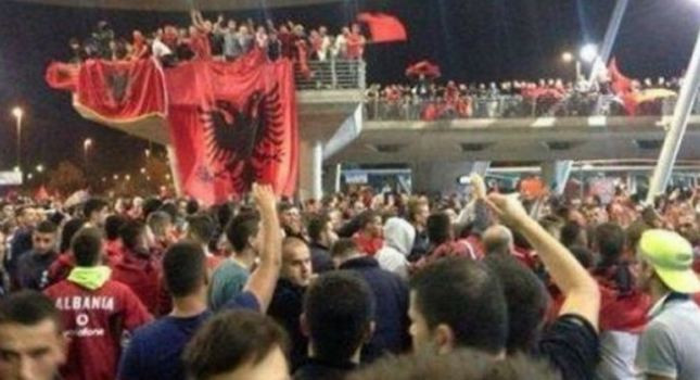 Υποδοχή ηρώων για την εθνική Αλβανίας
