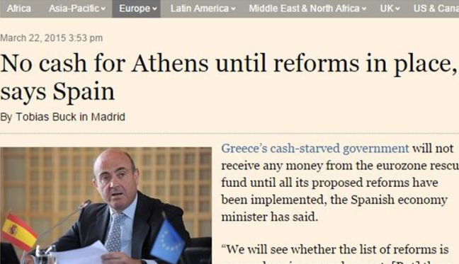 «Ούτε ευρώ στην Ελλάδα αν δεν εφαρμοστούν οι μεταρρυθμίσεις»
