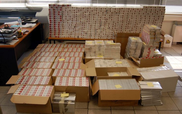 Πάνω από 500 πακέτα λαθραίων τσιγάρων κατασχέθηκαν στο Ηράκλειο