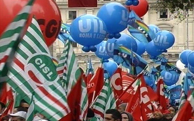 Έκκληση ιταλικών συνδικάτων για διέξοδο στην Ελλάδα