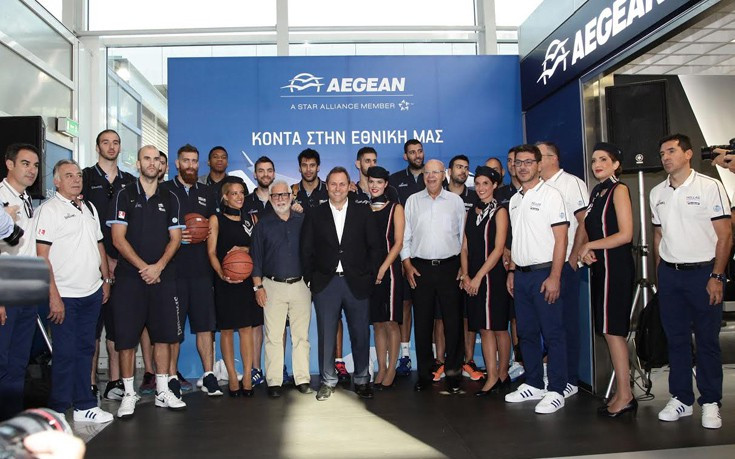 Η AEGEAN υποστηρίζει την Εθνική Ομάδα Μπάσκετ