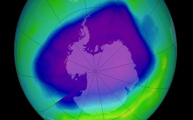 Γιγαντώθηκε η τρύπα του όζοντος στην Ανταρκτική τον Οκτώβριο