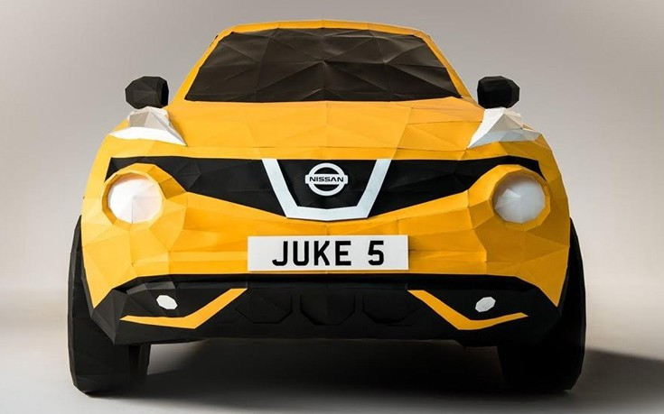 Ένα Nissan Juke φτιαγμένο από… χαρτί