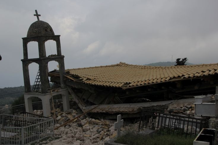Ανησυχία Σγουρίδη για «κρυφές» καταστροφές στη Λευκάδα
