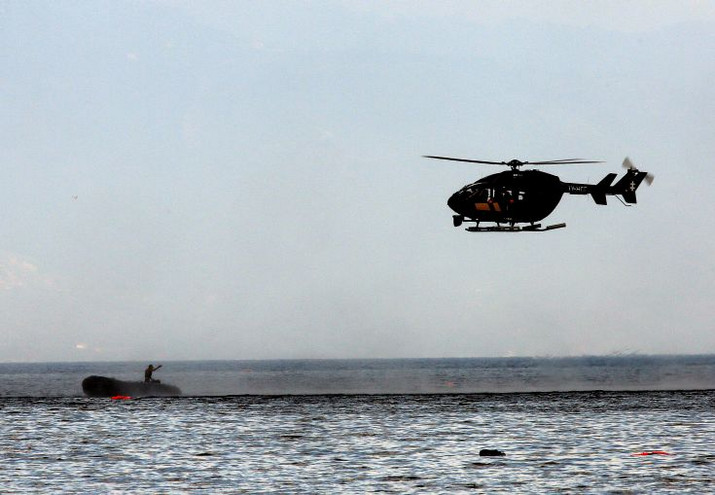 Ελικόπτερο της Frontex εντόπισε τη λέμβο με τους πρόσφυγες στη Σάμο