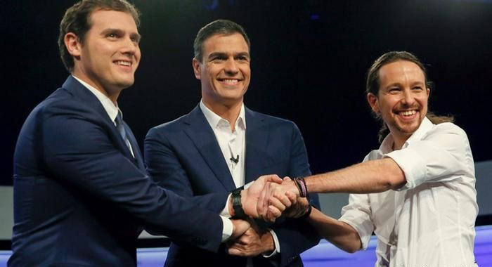 Μάχη για τρεις στην ισπανική κούρσα των εκλογών