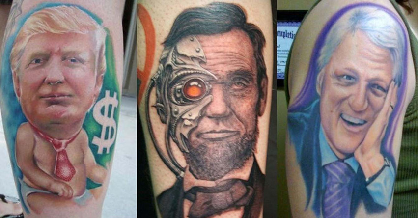 Αμερικάνοι πολιτικοί γίνονται τατουάζ