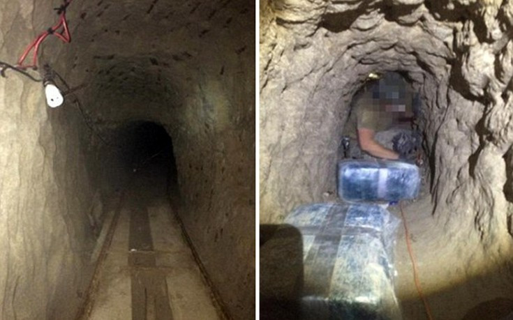 Αποκαλύφθηκε τούνελ 800 μέτρων με επτά τόνους ναρκωτικών!