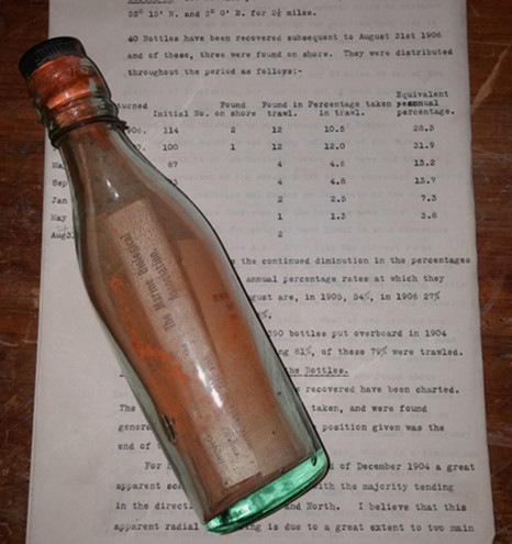 Το μήνυμα σε μπουκάλι που ταξίδευε για πάνω από 108 χρόνια