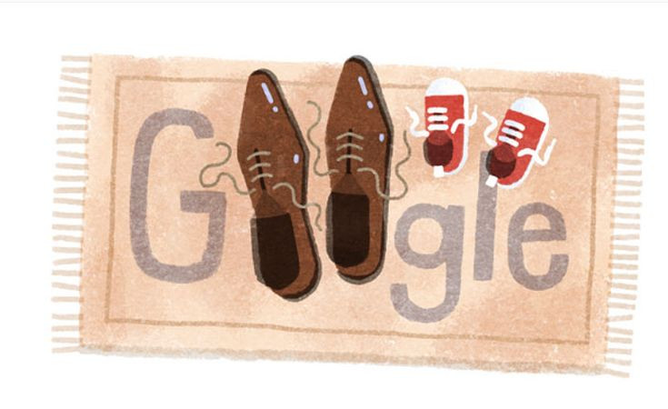 To doodle της Google τιμά τους μπαμπάδες