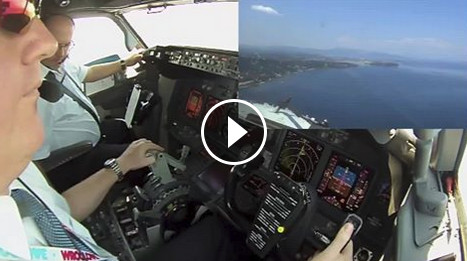 Πιλότοι ανέβασαν βίντεο από το πιλοτήριο κατά την διάρκεια προσγείωσης στην Κέρκυρα