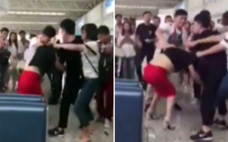 Μαινόμενη γυναίκα επιτέθηκε στην ερωμένη του συζύγου της στο αεροδρόμιο
